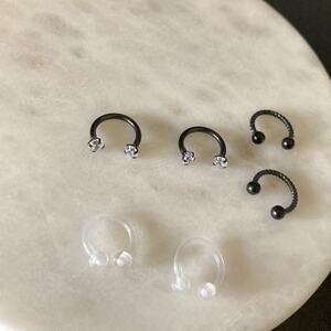 nose, ring, jewelry 16g